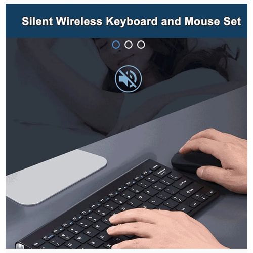 2.4G Optical Wireless Rechargeable Slim Mouse - Black Item | Buy 2.4G Optical Wireless Rechargeable Slim Mouse - Black | SPOP Enterprise Global
